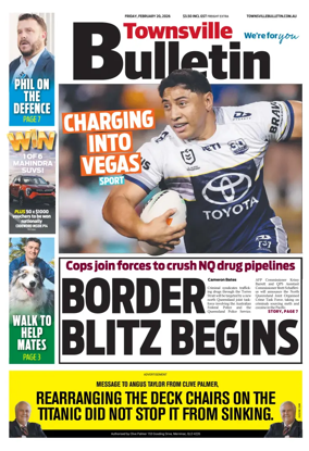 Cover of Townsville Bulletin