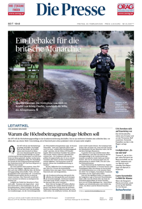 Cover of Die Presse