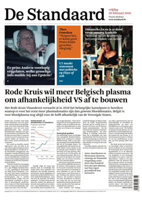 Cover of De Standaard
