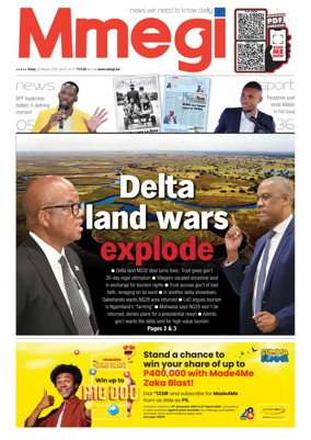 Cover of Mmegi