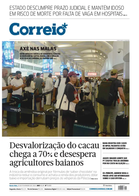 Cover of Correio da Bahia