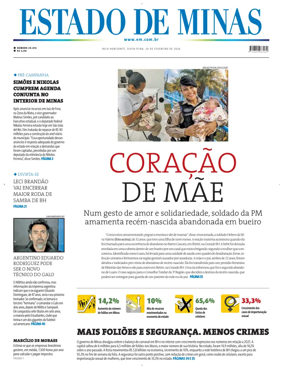 Cover of Estado de Minas (Brazil)