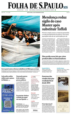 Cover of Folha de S.Paulo