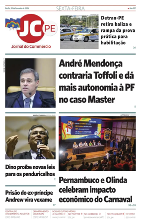 Cover of Jornal do Commercio