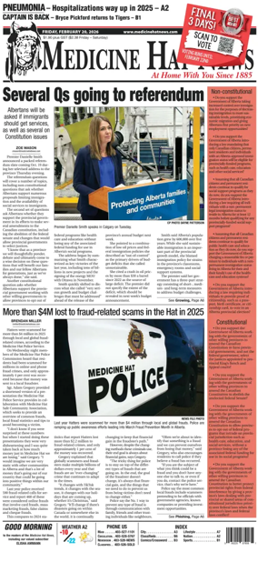 Cover of Medicine Hat News