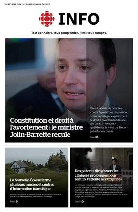 Cover of Radio-Canada Info