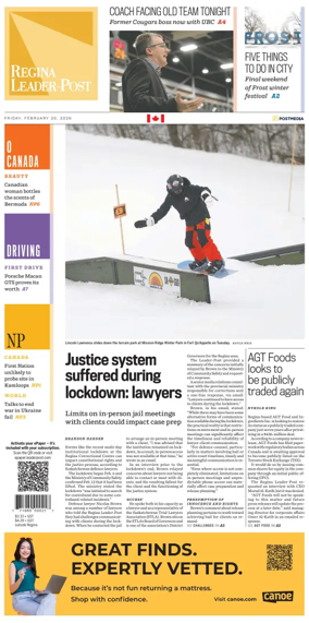 Cover of Regina Leader-Post