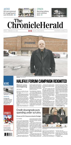 Cover of The Chronicle Herald (Provincial)