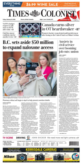 Cover of Times Colonist