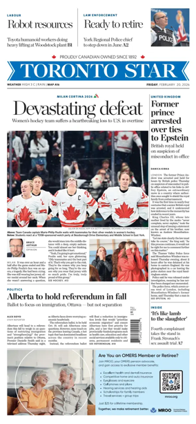 Cover of Toronto Star