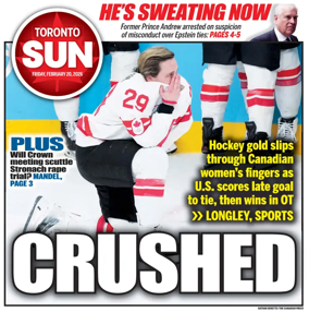 Cover of Toronto Sun