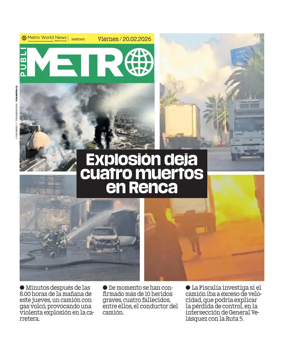 Cover of Publimetro Chile