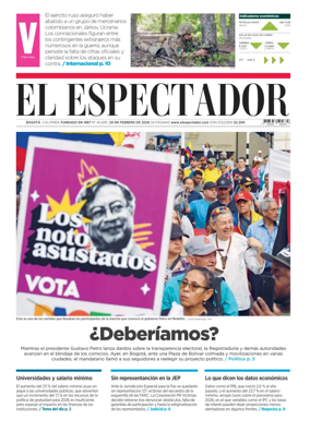 Cover of El Espectador