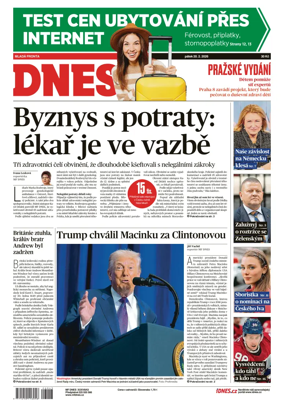 Cover of Dnes Prague Edition