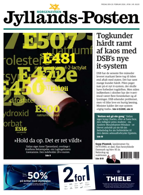 Cover of Jyllands-Posten