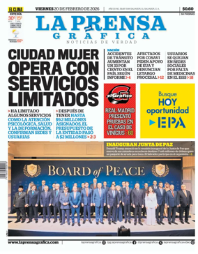 Cover of La Prensa Grafica