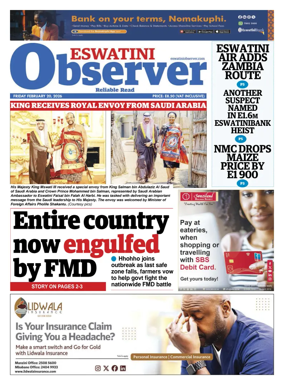 Cover of Eswatini Observer