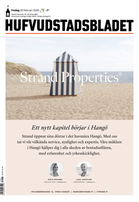 Cover of Hufvudstadsbladet