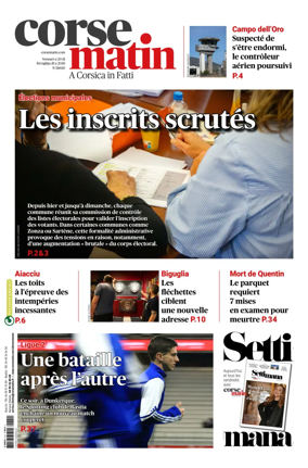 Cover of Corse Matin