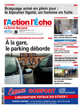 Cover of l'Action l'Echo (La Ferte-Bernard)