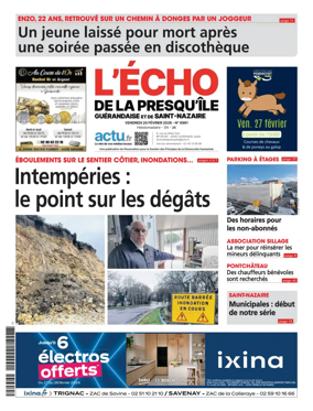 Cover of L'Echo de la Presqu'ile (SN)