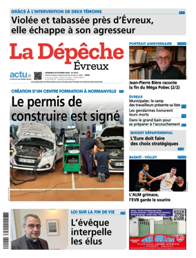 Cover of La Depeche Evreux
