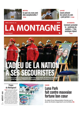Cover of La Montagne (Vichy)