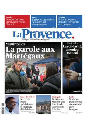 Cover of La Provence Martigues-Istres-Vitrolles-Marignane
