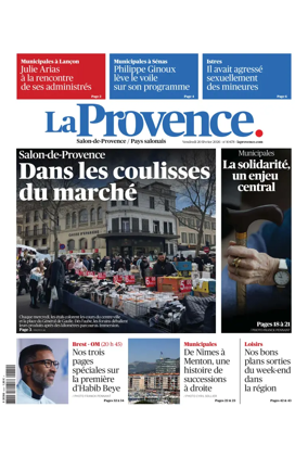 Cover of La Provence Salon-de-Provence / Pays salonais