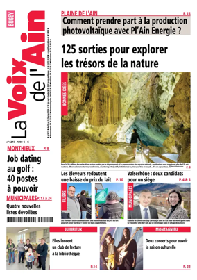 Cover of La Voix de l’Ain Amberieu en Bugey - Meximieux