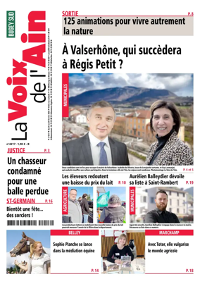 Cover of La Voix de l’Ain Belley