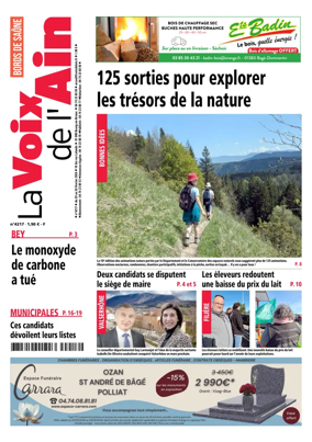 Cover of La Voix de l’Ain Bords de Saone