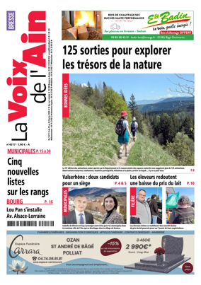 Cover of La Voix de l’Ain Bresse