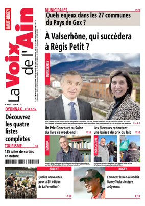 Cover of La Voix de l’Ain Oyonnax