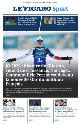 Cover of Le Figaro Sport