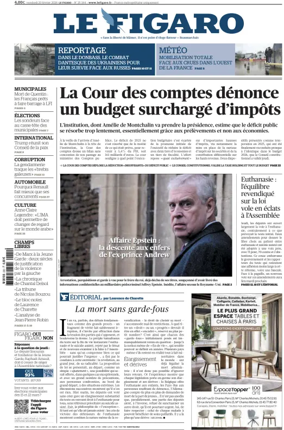 Cover of Le Figaro