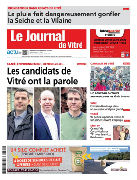 Cover of Le Journal de Vitre