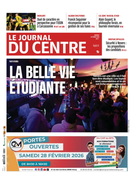 Cover of Le Journal du Centre