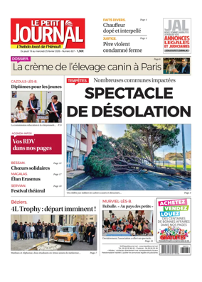 Cover of Le Petit Journal - L'hebdo local de l'Herault