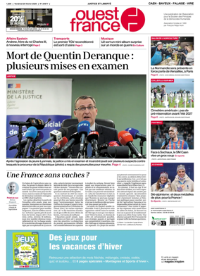 Cover of Ouest France (Caen - Bayeux - Falaise - Vire)