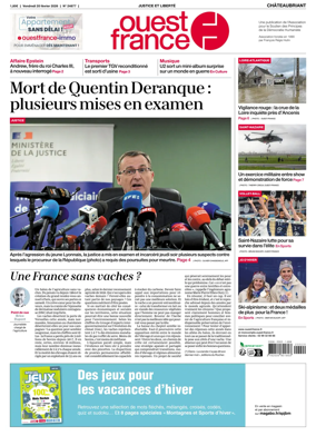 Cover of Ouest France (Chateaubriant)