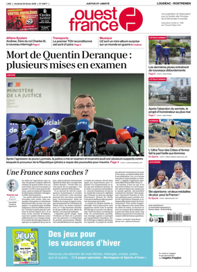 Cover of Ouest France (Loudeac / Rostrenen)