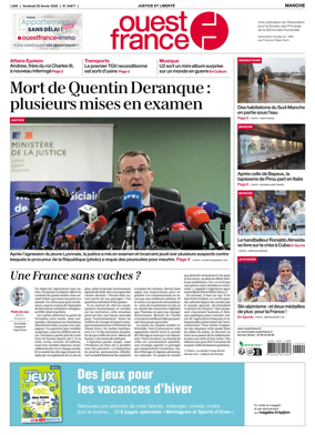 Cover of Ouest France (Manche)