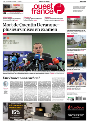 Cover of Ouest France (Mayenne)