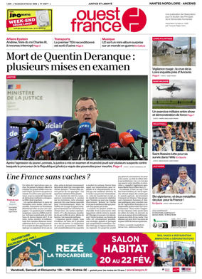 Cover of Ouest France (Nantes Nord-Loire - Ancenis)