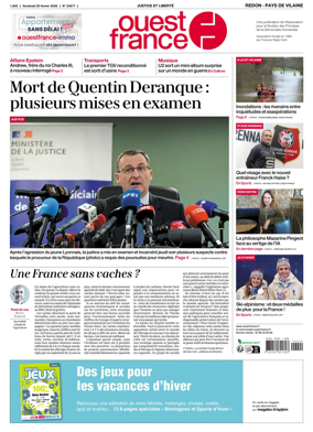 Cover of Ouest France (Redon / Pays de Vilaine)