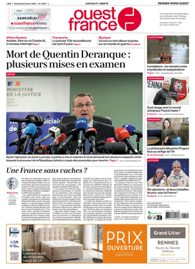 Cover of Ouest-France (Rennes Nord-Ouest)