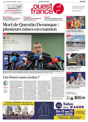 Cover of Ouest France (Sarthe)