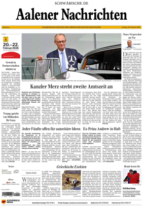 Cover of Aalener Nachrichten