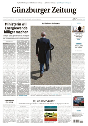 Cover of Guenzburger Zeitung